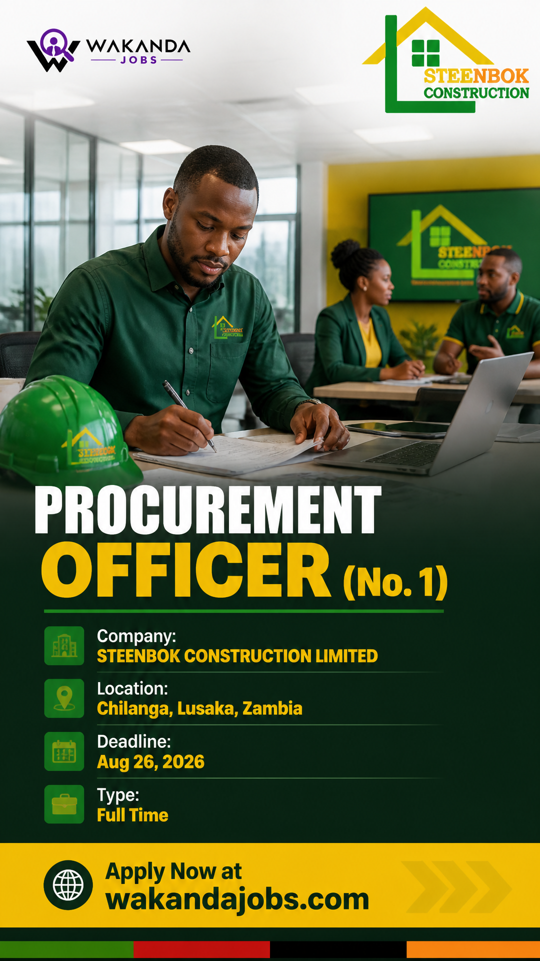 PROCUREMENT OFFICER (No. 1)