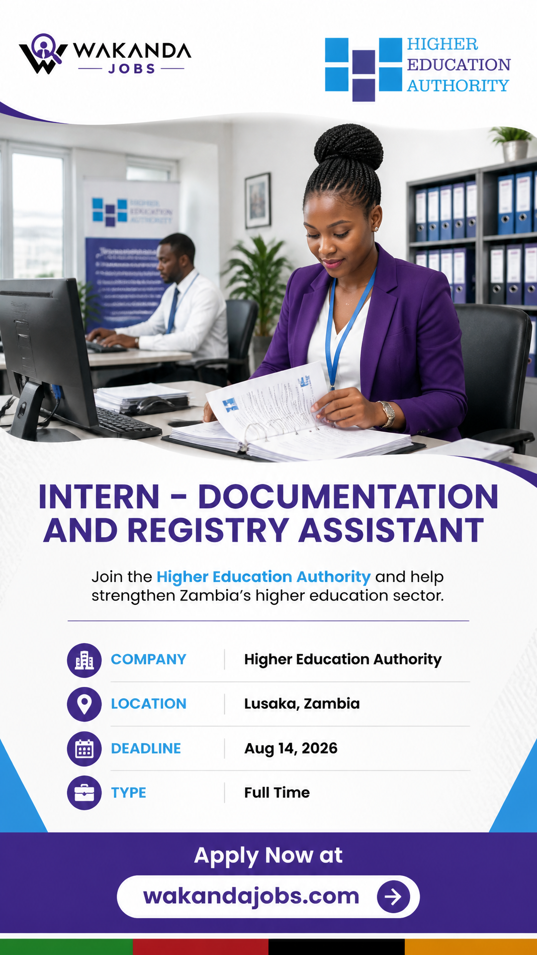 1.	INTERN – DOCUMENTATION AND REGISTRY ASSISTANT