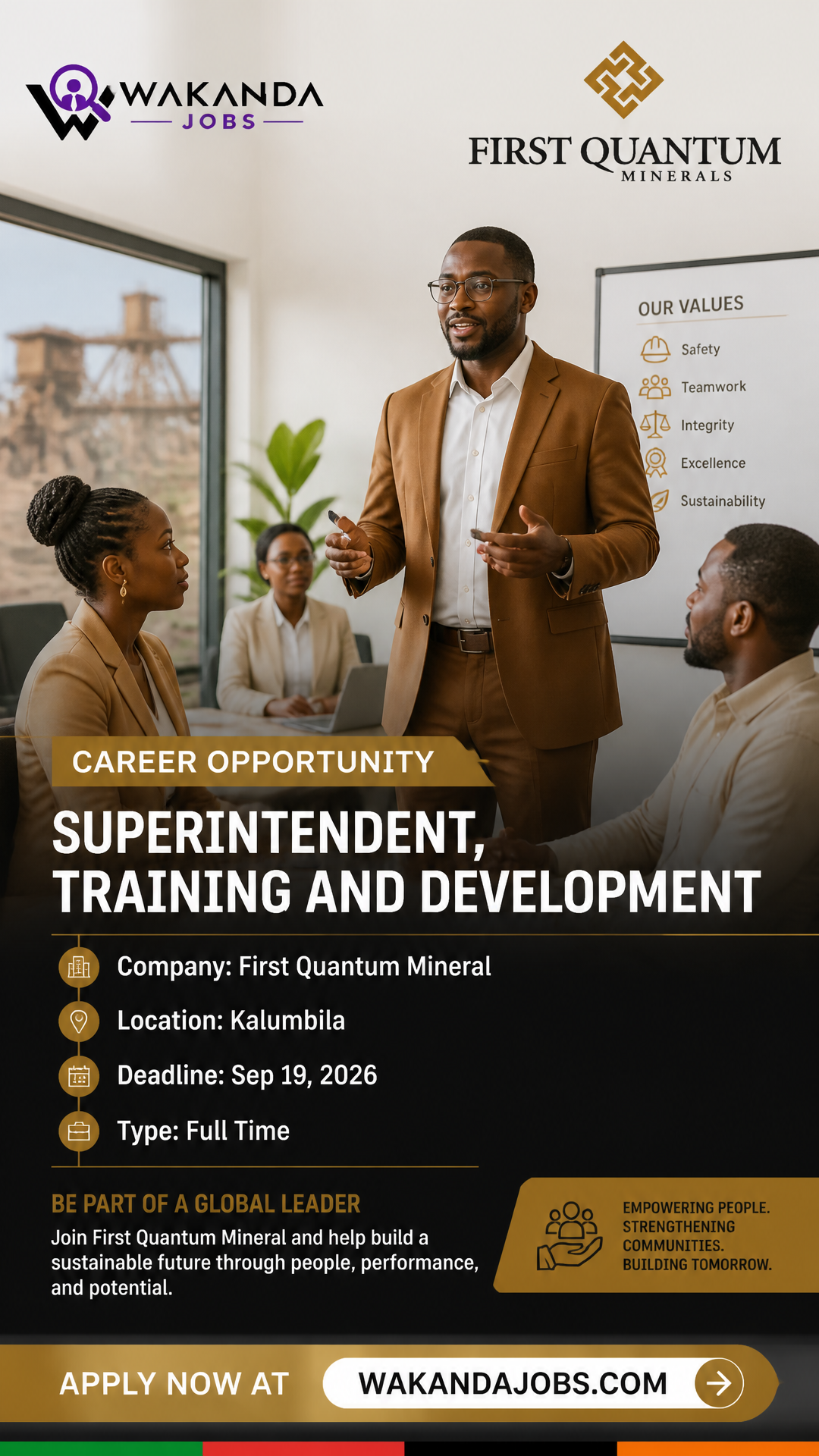 Superintendent, Training and Development