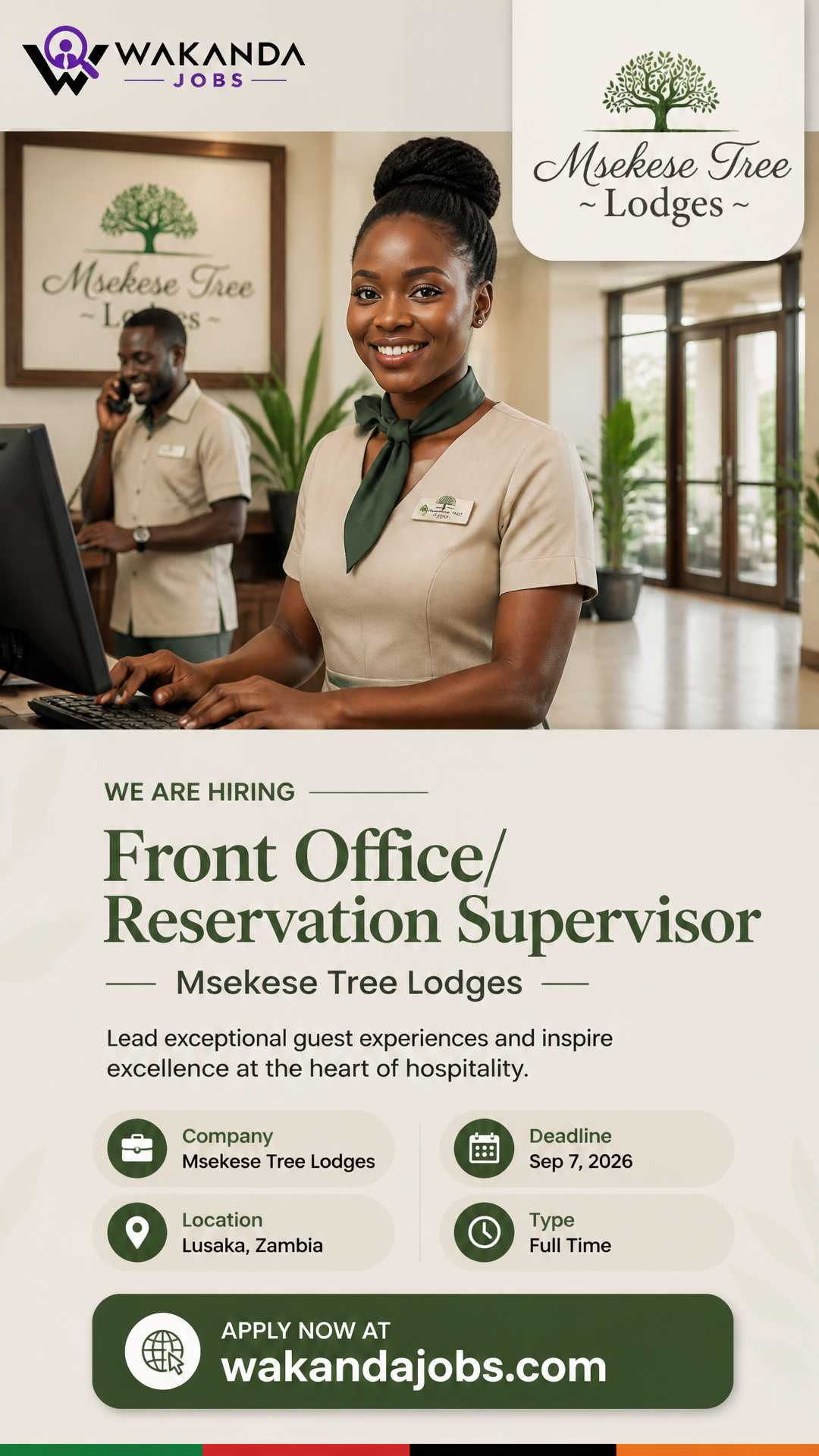 Front Office/Reservation Supervisor